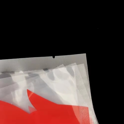 Saco de selos de três lados impresso por encomenda Saco de selos de plástico de vácuo para alimentos de carne
