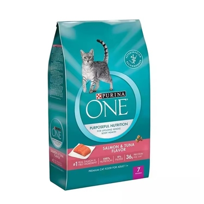 2kg 5kg 10kg 15kg Embalagem de plástico em matte de alumínio Flat bottom zip lock Pet dog food bags