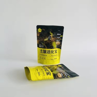 Impressão personalizada de qualidade alimentar fecho brilhante à prova de umidade auto-sustentável doces fecho embalagem sacos de plástico