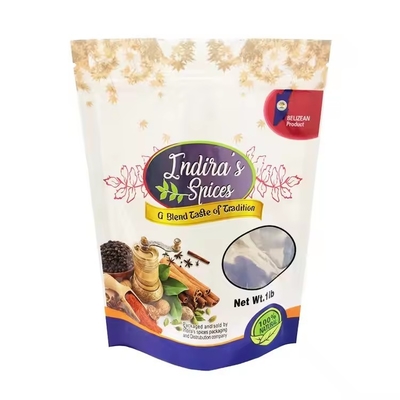 Sacos de embalagem de alimentos com fecho fechado de novo Sacos de embalagem de alimentos com fecho fechado Saco de embalagem de especiarias em pó de plástico
