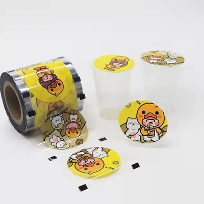 Película de vedação de chá de bolhas personalizada de papel para copos de plástico para copos de papel