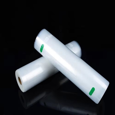 Sacos de vedação de vácuo transparente de trabalho pesado em relevo para poupança de alimentos Embalagens de plástico de nylon Saco de vedação de vácuo transparente grande