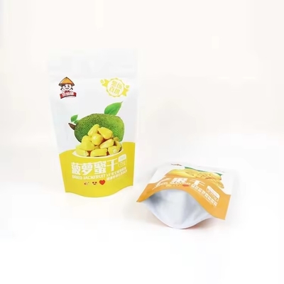 Embalagem de alimentos em bolsas de plástico com ziplock