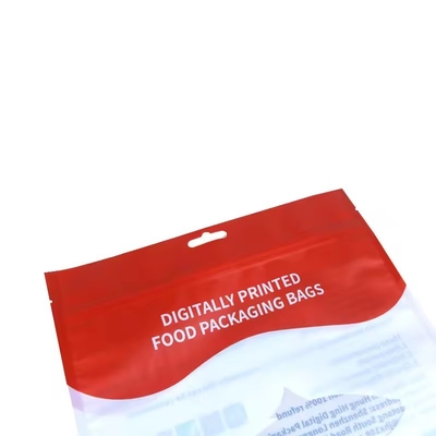 Saco de fechadura de zip impresso Mylar Saco de embalagem de lanches Saco de embalagem de lanches para alimentos Sacos de embalagem holográficos reutilizáveis