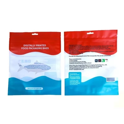 Saco de fechadura de zip impresso Mylar Saco de embalagem de lanches Saco de embalagem de lanches para alimentos Sacos de embalagem holográficos reutilizáveis