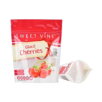 Impressão personalizada Biodegradável Aluminized Folha à prova de odor Embalagem de biscoitos Kraft Paper Stand Up Ziplock pouch bags