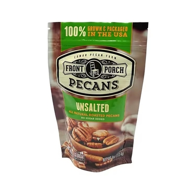 Custom Aluminum Foil Side Gusset Ziplock Food Pouches Plastic Dried Cashew Nuts Packaging Bag