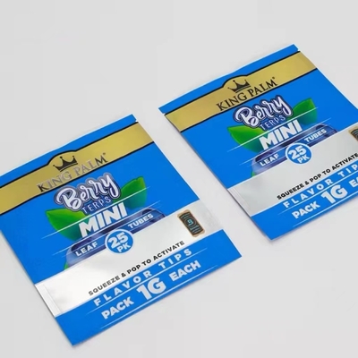 Impressão digital 3.5g 7g 14g 28g Sacos Mylar à prova de cheiro Sacos Mylar à prova de crianças Folha de alumínio reabrivel Sacos de vedação de três lados