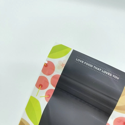 Bolsa de plástico para alimentos com fecho para fechadura Folha de café Papel de alumínio Impresso Filme de fechadura Embalagem Saco Mylar