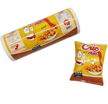 Embalagem Impressa em Plástico Saquete de Laminação Quente Bolsa de Snack de Alimentos BOPP PET Alumínio CPP PE Chip de Batata Rolo de Filme Selado