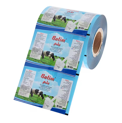 Embalagem de alimentos em rolos de filme de plástico laminado de alumínio flexível para embalagem de leite, especiarias, pó de embalagem de chá, açúcar, filme de vedação