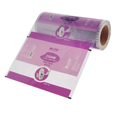 Rolo de película de plástico transparente de alta qualidade para alimentos para embalagem Impressão personalizada Embalagem Rolo de embalagem LDPE/OPP/PE