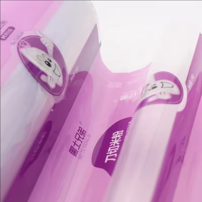 Rolo de película de plástico transparente de alta qualidade para alimentos para embalagem Impressão personalizada Embalagem Rolo de embalagem LDPE/OPP/PE