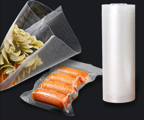 Em estoque sacos de vácuo de nylon vedação à prova de umidade vedação de vácuo armazenamento sacos selante embalagem de alimentos saco de vácuo