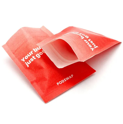 Impressão personalizada de sacos de chá com fecho biodegradáveis sacos de embalagem de papel