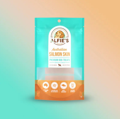 Design personalizado Embalagem Zipper Pouch Plastic Package Pouch Logotipo Pet Snack Food Dog Treat Cat Plastic Pet Snack Bag