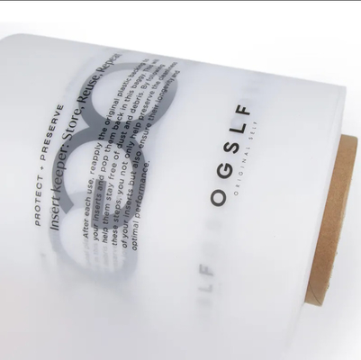 Impressão personalizada de alta qualidade de vestuário laminado embalagem de roupa interior CPE filme de papel plástico