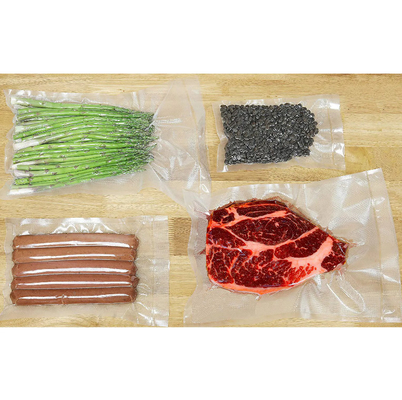 Frigorífico de poupança de alimentos Saco de armazenamento a vácuo Rolo para sacos selante Rolos para carne Vegetais Alimentos de conservação de frescura