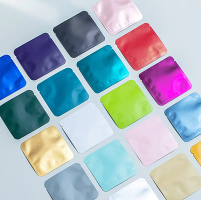 Kalee Custom Printed 3 Side Seal Pouch Alumínio Folha de Alimentos Sacos de embalagem de plástico Sacos de café