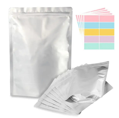 Embalagem de plástico reabre-se de alimentos Bolsa de alumínio fecho Stand Up pouch com fecho