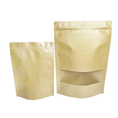 Sacos de colocação em pé Sacos com fecho de fecho de fecho Sacos de armazenamento de alimentos para produtos de embalagem