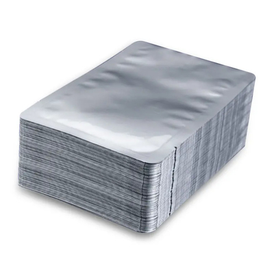 Classe Alimentar de Prata Autoclave de vácuo Aquecimento Sealable Folha de Alumínio Plain Mylar Saco Aberto de embalagem superior Retort Saco de armazenamento de alimentos a granel