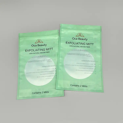 Luvas transparentes transparentes embalagem saco de zíper congelado para punhos cosméticos sacos de plástico Mylar Ziplock selo de três lados