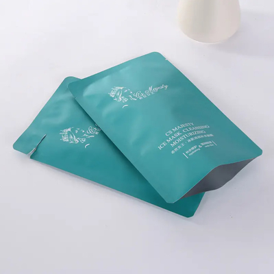 Pequenas saquetas de amostra de plástico de folha de alumínio 3 lados fechados Saco de bolsa plana para loção de cuidados com a pele