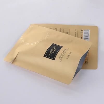 Pequenas saquetas de amostra de plástico de folha de alumínio 3 lados fechados Saco de bolsa plana para loção de cuidados com a pele