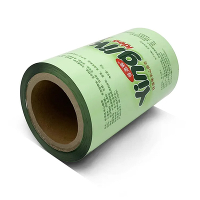 Embalagem flexível de qualidade alimentar Película laminadora PET Película laminada de plástico Formulário de rolo Impresso à prova de umidade Suave personalizado