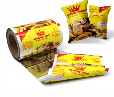 Gráfico por grosso de frascos impressos de qualidade alimentar sacos de embalagem rolos laminados PET sacos de plástico rolos Mylar papel de alumínio rolos de filme de embalagem