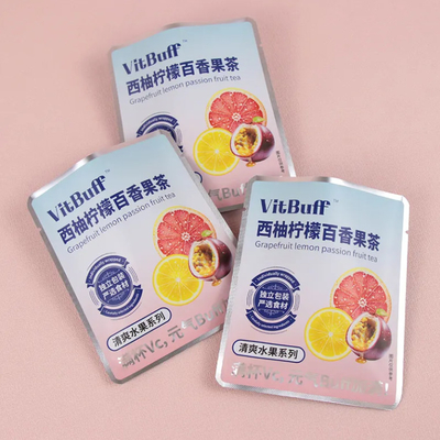 Pequena embalagem personalizada com vedação térmica de três lados, frutas, saquinho de chá, saquinho de chá, saquinho de chá, saquinho de fecho à prova de umidade.