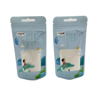 Saco selado espessado tamanho personalizado óleo essencial de planta fecho saco de fecho rasgar fácil rasgar stand alone saco