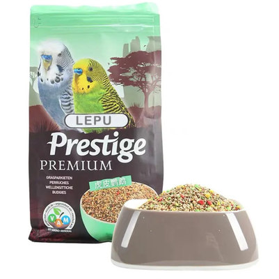 Impressão de logotipo personalizado Eco-friendly Side Gusset Ziplock Plástico Seco Cão, Gato, Peixe, Peixe, Alimentos para animais de estimação Saco de fundo plano Embalagem de alimentos para aves selvagens