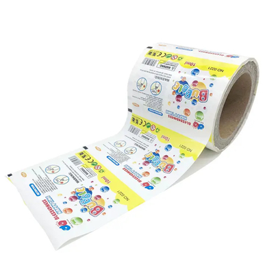 Embalagem automática Filme de plástico biodegradável Chips Film Roll Sachet Film de plástico para snack