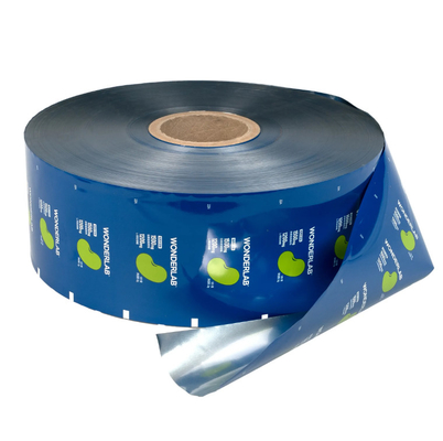 Rolo de embalagem em folha de alumínio Rolo de embalagem em plástico Rolo de embalagem automática Rolo de filme laminado Snacks doces Biscoitos batatas Chips de batatas