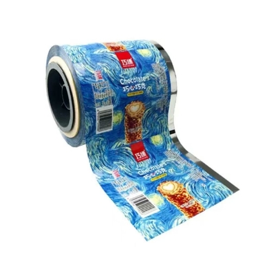 Encomenda personalizada Chips de qualidade alimentar Rolos de filme de embalagem PET Rolos de sacos plásticos Mylar Alumínio Rolos de filme de folha de embalagem