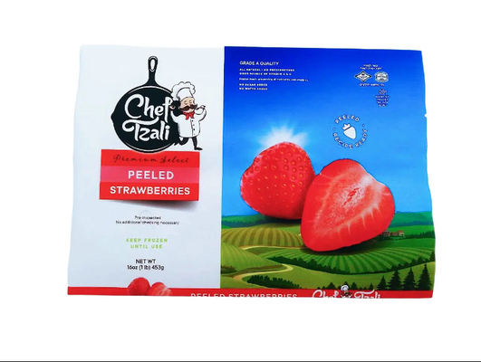 Venda Quente Saco de vácuo selado por calor com logotipo personalizado para frutas congeladas legumes leite açúcar alimentos para animais de estimação gelatina armazenamento de alimentos embalagem