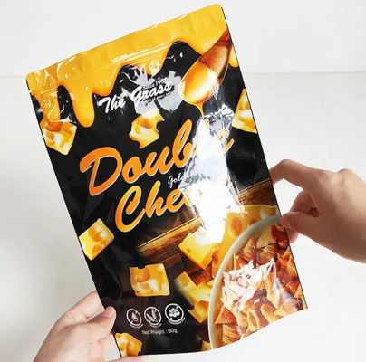 Impressão personalizada Saco de embalagem de alimentos de milho selável por calor Saco de embalagem de alimentos de milho