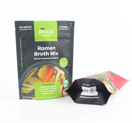 embalagens de alimentos recicláveis biodegradáveis à prova de odor sacos fechados com fecho de fechadura sacos de bolsa de mylar
