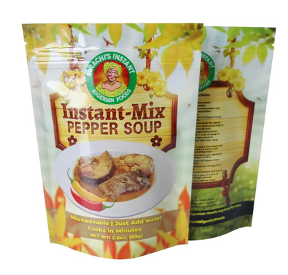 Embalagem de alimentos selável personalizada Logotipo de ponta Imprimir Zip Saco de embalagem de alimentos de plástico