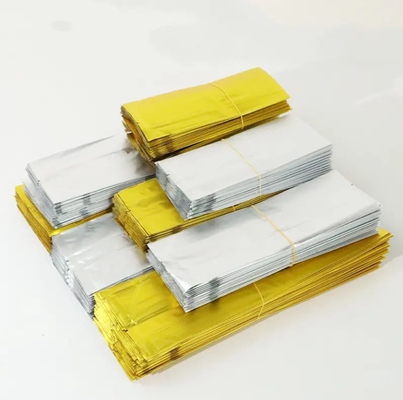 Design personalizado Imprimir Folha de Alumínio Mylar Stand Up Pouch Hot Seal Side Gusset Sacos de Alimentos Caixa de Chá Saco de Embalagem Saco Com Logotipo