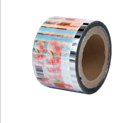 Impressão personalizada Saquete de embalagem Rolo de filme de grau alimentício Pe Bopp doces Lolipop Chocolate Alimentos de embalagem automática Rolo de filme
