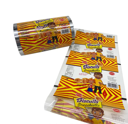 Impressão personalizada Sacos de gelatina Snacks Embalagem Automática Batatas fritas Embalagem Rolls Laminado Pe Food Embalagem Roll Film