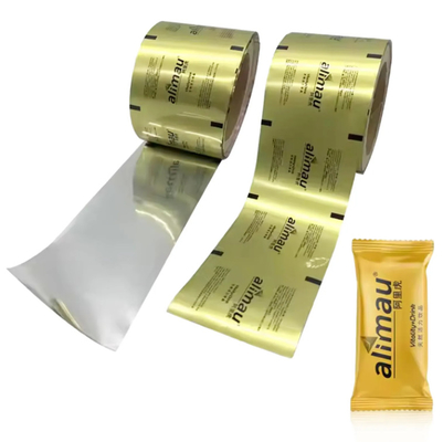 Disponível para encomenda personalizada Rolos de filme de embalagem para embalagem de alimentos com logotipo personalizado e imagem única
