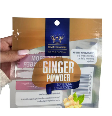 Saquete impresso sob medida, laminado, 3 lados selos, sacos de plástico, temperos, temperos, saquetes comestíveis, embalagens, sacos Ziplock Mylar