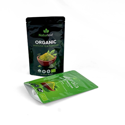 Embalagem de alimentos em bolsas de plástico laminado de alumínio