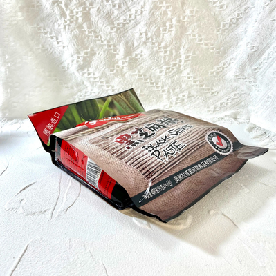 OEM Dimensão personalizada BOPP Side Gusset Pouch Alumínio Foil Forrado Cor Impresso Sésamo Sacos de Embalagem de Alimentos Material de calor PE