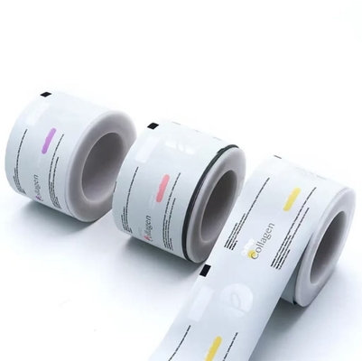 Impressão personalizada de filme de plástico de embalagem de alimentos filme de embalagem de pó de café saquete de embalagem de filme de rolo de café saquete para café