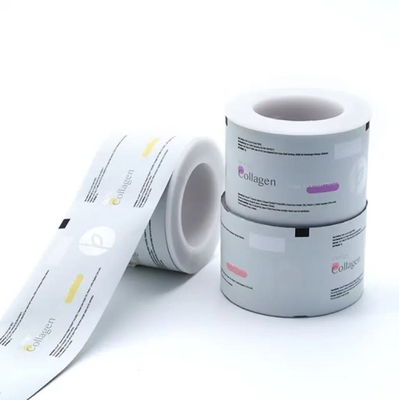 Impressão personalizada de filme de plástico de embalagem de alimentos filme de embalagem de pó de café saquete de embalagem de filme de rolo de café saquete para café